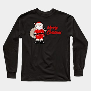 Merry Christmas Santa Claus Long Sleeve T-Shirt